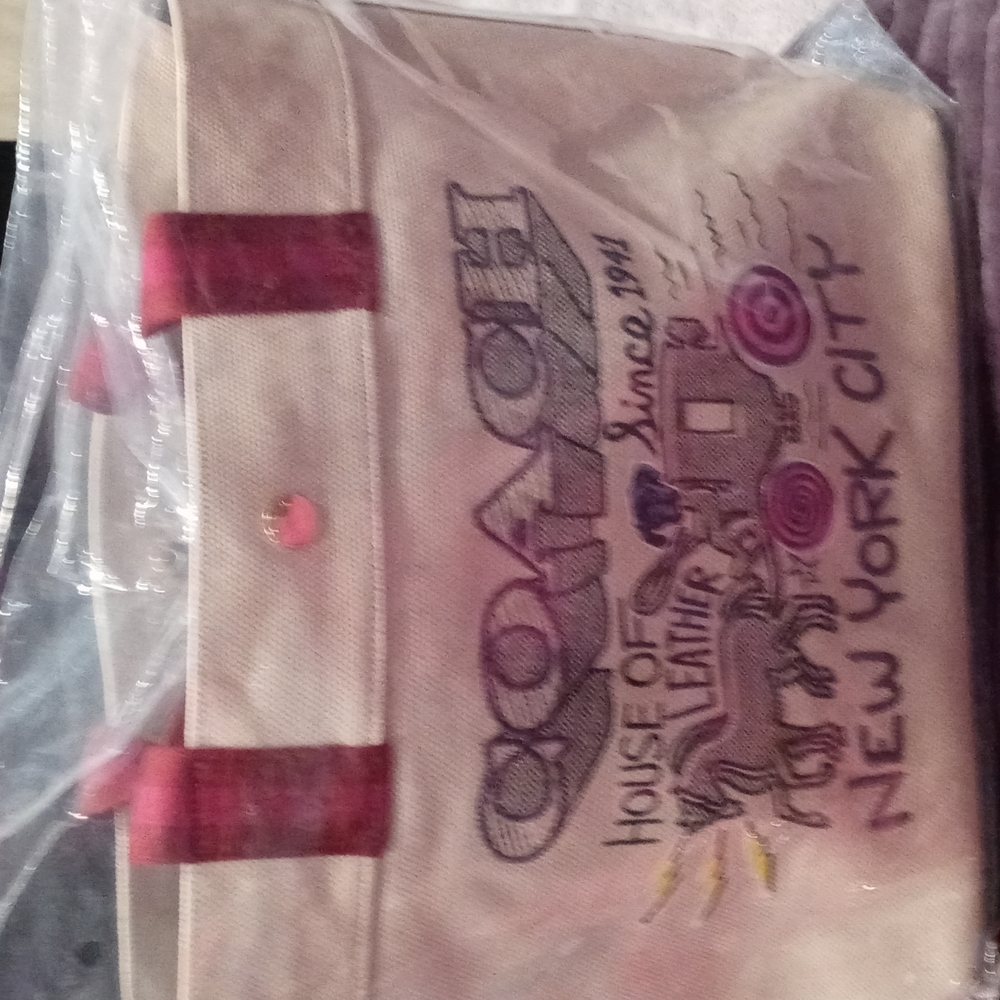 Coach Canvas bag/ tote